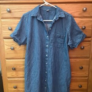 Old Navy Button Down Mini Shirt Dress